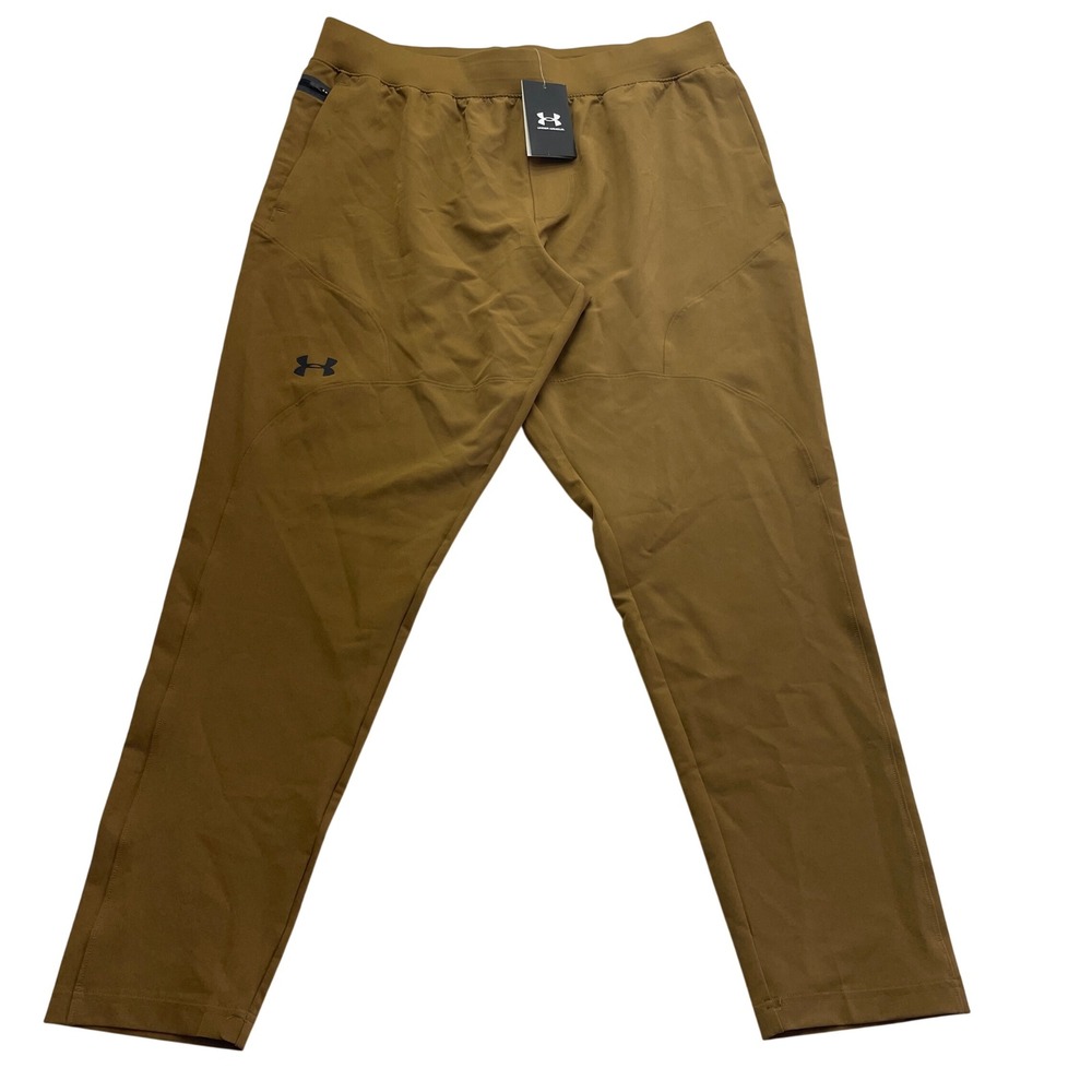 Under Armour Unstoppable Tapered Pants Mens XL Brown 1352028-498 UA Storm